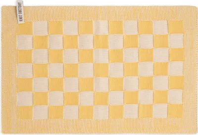 Produktbild von Knit Factory Tischset Block Ecru/Gold - Ecru/Gold - 50x30 cm