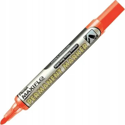 Immagine prodotto di Pentel - Penna a punta piatta Pentel NLF50 Maxiflo da 1 mm rosso | scatola esterna uno 12 pezzi