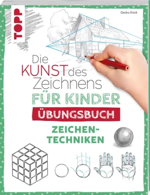 Produktbild von Die Kunst des Zeichnens für Kinder Übungsbuch - Zeichentechniken