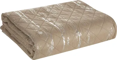 Zdjęcie produktu dla Design 91 Narzuta dekoracyjna 220x240 Blink 1 beżowo-srebrna D91