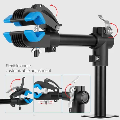 Produktbild von Verstellbare Fahrrad Reparaturständer - Wandmontage Fahrrad Werkstand für Wartung und Reparaturen