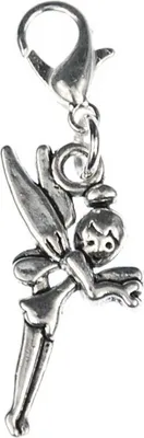 Produktbild von Elfe Fee Charm Anhänger Bettelhänger Miniblings Fantasy Flügel Kind Elfen silber