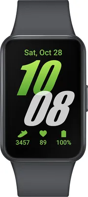 Produktbild von Samsung Galaxy Fit3 4,06 cm (1,6") AMOLED 40 mm Digitální dotykový displej 256 x 402 pixelů Šedá