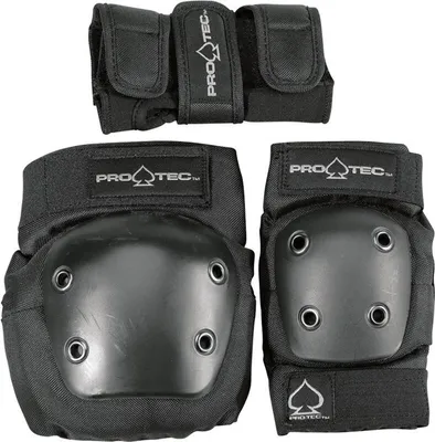 Produktbild von Pro-Tec Pads Street Gear Junior Protektorenset 3- Teilig Schwarz YM Youth