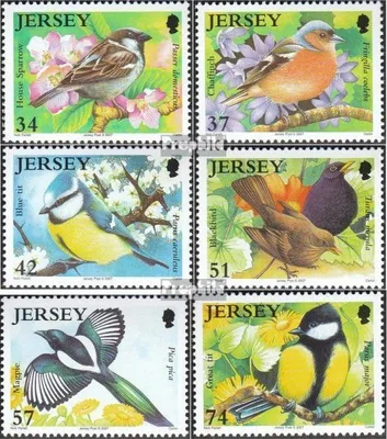 Produktbild von Briefmarken GB - Jersey 2007 Mi 1280-1285 (kompl.Ausg.) postfrisch Gartenvögel