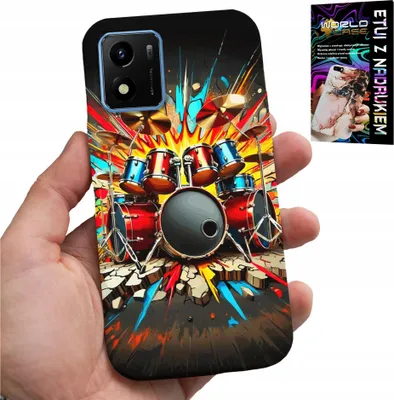 Image de Étui pour Vivo Y01 - Rock Batterie Rock & Roll + Film protecteur