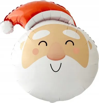 Immagine prodotto di Palloncino in foil Babbo Natale Testa Regali di Natale 62x76cm