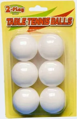 Produktbild von Ping-Pong Tischtennisball 6 Stück Gametime