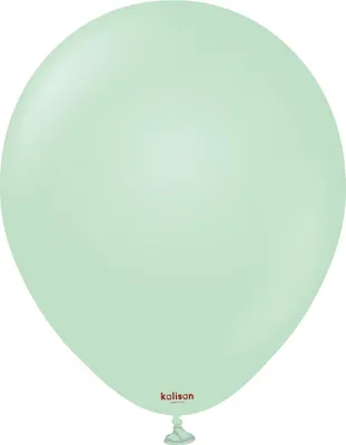 Obrázok produktu pre Latexové balóniky Macaron zelené, zelené, 13 cm, 100 kusov.