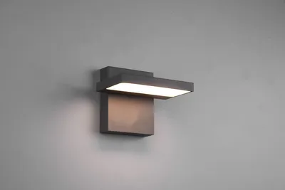 Produktbild von lightling Norton LED Außenwandleuchte 8W, schwenkbar, anthrazit, Druckguss Aluminium, 15x12,5x12 cm
