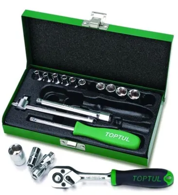 Produktbild von TOPTUL Steckschlüsselsatz GCAD1702 940g