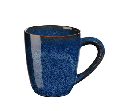 Produktbild von ASA Henkelbecher, midnight blue SAISONS D. 8,5 cm, H. 9,5 cm, 0,25 l. 27061119  Vorteilsset beinhaltet 6 x den genannten Artikel und Geschenk + Spende