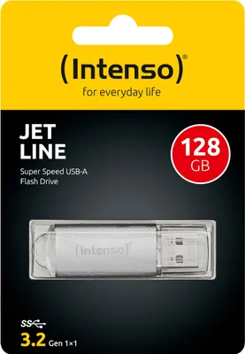Productafbeelding van Intenso 3541491 Intenso USB-Stick Jet Line silber 128 GB
