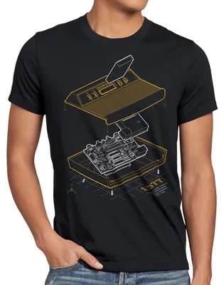 Produktbild von A.N.T. VCS2600 anno 1977 Herren T-Shirt classic gamer retro heimcomputer