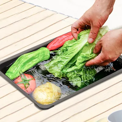 Produktbild von Tragbare Edelstahlspüle für Camping