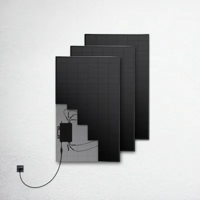 Produktbild von 1350 Watt, Bifazial Komplettset, Balkonkraftwerk, Ohne Halterung, Hoymiles HiBattery 1920 AC, Hoymiles HMS-800W