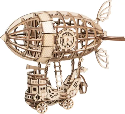 Zdjęcie produktu dla RoboTime drewniane puzzle 3D Wróżka Sterowiec