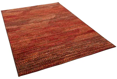 Produktbild von Modern Designer Teppich Velours Samba, Größe:120x170 cm, Design:Terrakotta Verlauf
