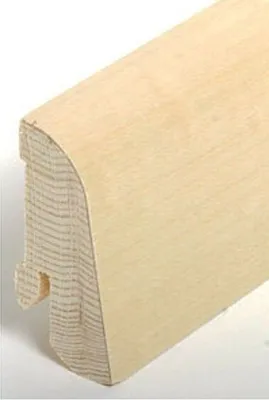 Produktbild von Sockelleiste Echtholzfurnier 22 x 45 x 2500 mm Ahorn Echtholzfurnier Fußleiste furniert by PROVISTON 12.5 Meter | 5 Stück