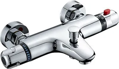 Produktbild von Thermostat Badewannenarmatur Badewanne Wasserhahn Duscharmatur set