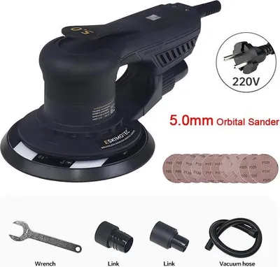 Obrázek produktu pro Náhodná orbitální bruska, příkon 360 W, 10000 otáček za minutu, 220 V 5,0 mm