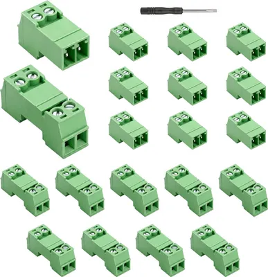 2-polige Kabelverbinder, 10 Stück, 3,81 mm, 300 V, 8 A, 28–16 AWG