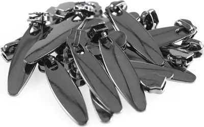 Produktbild von 4 Zipper Schieber für Spiralreißverschluss 5mm, non lock,  Farbauswahl , Farbe:anthrazit
