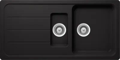 Produktbild von Schock Einbauspüle Fomhaus D-150L U Nero - Unterbauspüle