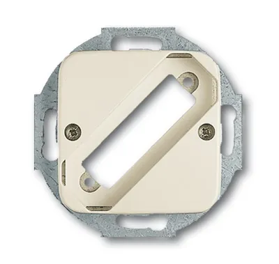 Produktbild von Busch-Jaeger 2549-212 Zentralscheibe, mit Tragring weiß