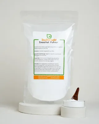 Produktbild von 10 kg Inositol | Pulver | Süßungsmittel | Buxtrade | Vitamin B8