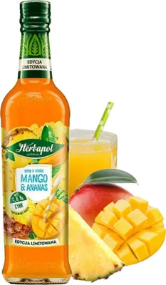 Obrázek produktu pro Sirup Mango a ananas Herbapol 420 ml