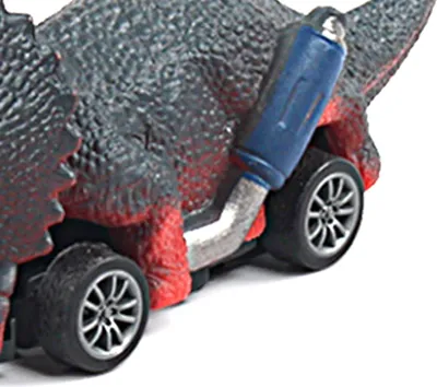 Produktbild von 6-teiliges Dinosaurier-Autospielzeug zum Zurückziehen, hochsimuliertes interaktives Kleinkindfahrzeug für 4–6 Jahre