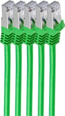 Produktbild von shiverpeaks BS75515-G-SET5, 5 m, Cat7, S/FTP (S-STP), RJ-45, RJ-45, Grün