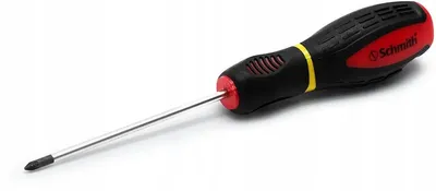 Produktbild von Schmith Schraubendreher Werkstattschraubendreher Pozidriv Magnetisch PZ0 x 75 mm Magnetschraubendreher Profi Werkstatt Werkzeug für Heimwerker und Mechaniker