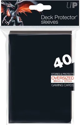 Produktbild von Ultra Pro - Oversized Top Loading Sleeves- Schwarz (40)