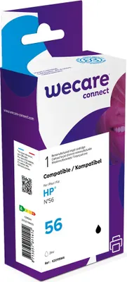 Produktbild von Wecare WEC1120, Schwarz, Deskjet 450 / 5145 / 5150 / 5151 / 5550 / 5551 / 5552 / 5650 / 5652 / 5655 / 5850 / 9650 / 9670 / 96, 19 ml