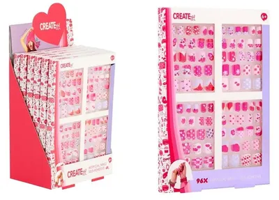 Obrázok produktu pre Vytvorte ho! Umelé nechty samolepiaca maxi sada, 96 ks