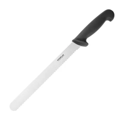 Immagine prodotto di Coltello da carne seghettato Hygiplas, 25 cm, nero