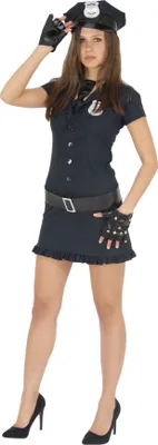 Produktbild von y Polizistin Kostüm für Damen Gr. XS - L, Größe:S