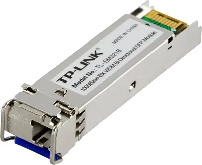 Obrázok produktu pre TP-LINK Obojsmerný modul 1000Base-BX-WDM-SFP, káblový, Ethernet, 1250 Mbit/s, 10000 m, FCC, CE, CSMA/CD, TCP/IP
