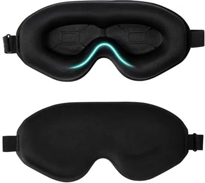 Immagine prodotto di Maschera da notte comfort, occhi 3D, elastica, oscurante, da viaggio