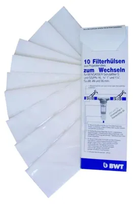 Image de BWT Manchons filtrants interchangeables en polyester non tissé DN 20-32 en boîte interchangeable 10 pcs 10999