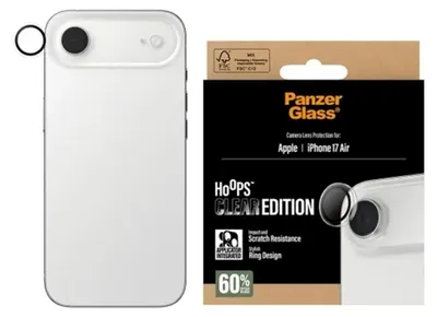 Productafbeelding van PanzerGlass Hoops Optic Rings Camera Protector voor de Apple iPhone Air - Transparant