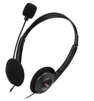 Obrázok produktu pre Náhlavná súprava k PC C-TECH MHS-03E, čierna