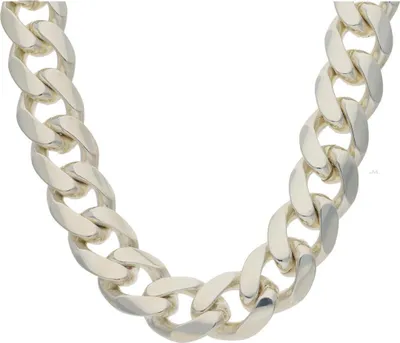 Produktbild von JuwelmaLux massive Panzer Kette 925 Sterling Silber JL11-05-0100 50 cm