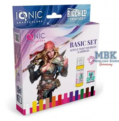 Produktbild von Ammo of MIG IONIC-0500 IONIC COLORS Basic Set
