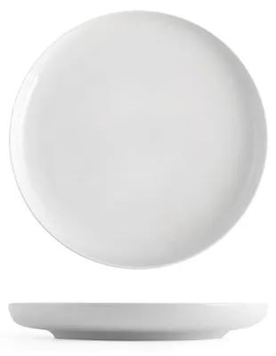 Obrázek produktu pro H&h sada 6 porcelánových talířů na ovoce, perleťově bílá, 19 cm
