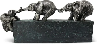 Produktbild von Skulptur “Familienbande”, Zeitloses Symbol, Silber