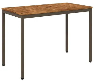 Obrázok produktu pre vidaXL Záhradný stôl, prírodný odtieň, 108,5 x 55 x 75 cm