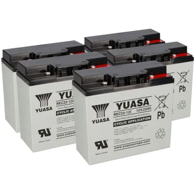 Produktbild von Bleiakku 60V 22Ah (5x 12V 22Ah) kompatibel SXT Raptor 1200 V2 & Viper